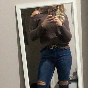 ✨Host Pick✨Maurices Ripped Shoulder Sweater